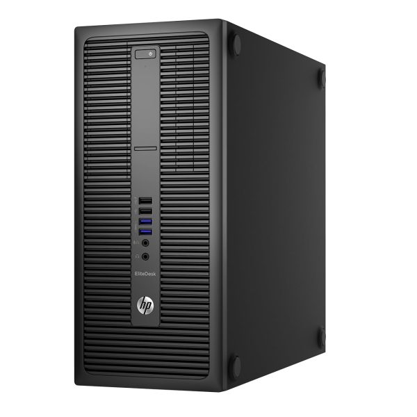 HP EliteDesk 800 G1 Desktop Computer PC (Intel Core i7 4th Gen Processor| 8 GB RAM| 500 GB HDD| Windows 10 Pro| MS Office| Intel HD Graphics| USB| VGA), Black