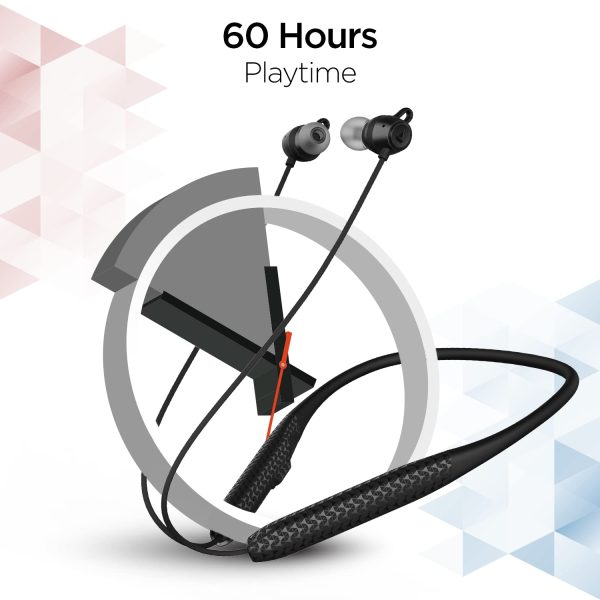 oAt Rockerz 255 Max in Ear Earphones with 60H Playtime,Eq Modes,Power Magnetic Earbuds,Beast Mode,Enx Tech,ASAP Charge(10 Mins=10 Hrs),Textured Finish,Dual Pair(Stunning Black),Bluetooth