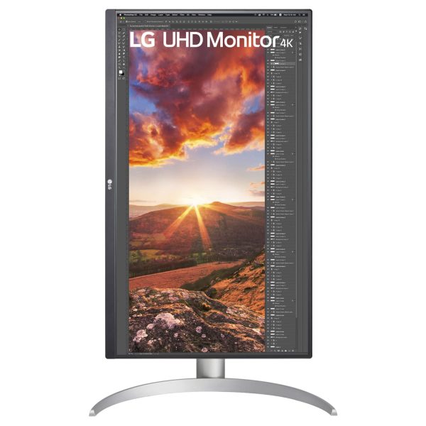 LG 68.58 Cm (27 Inch) Uhd 4K (3840X2160) Vesa Displayhdr - Hdr 10,Amd Free Sync,Dci-P3 95%,Speaker (5W X 2,2.0Ch),Maxx Audio,60Hz Refresh Rate,USB Type-C,Hdmi and Gaming Monitor - 27Up850N-W,Silver