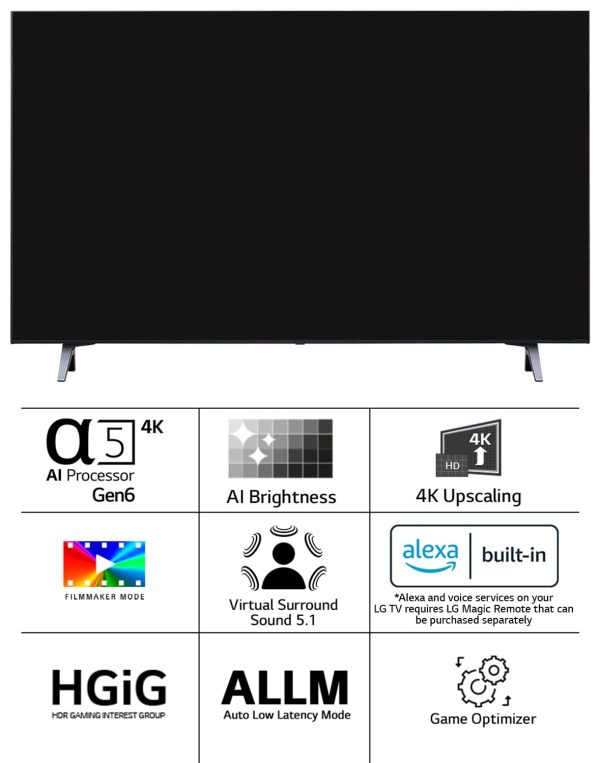 LG 108 cm (43 inches) 4K Ultra HD Smart LED TV 43UR7500PSC (Dark Iron Gray)