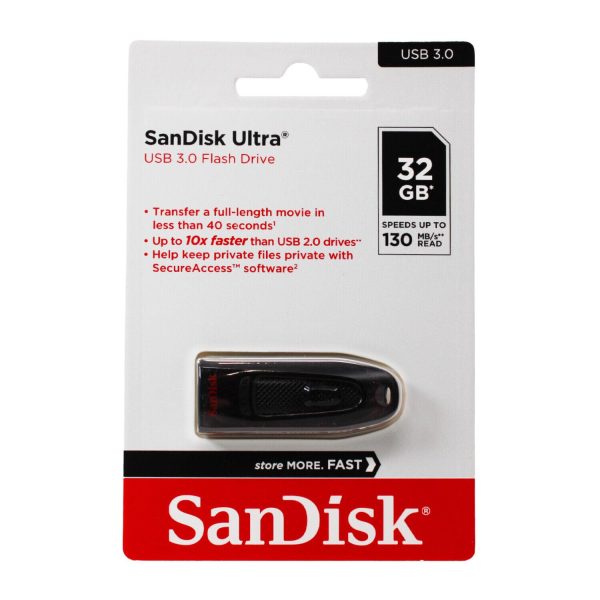 SanDisk SDCZ48-032G-UAM46 Ultra CZ48 32GB USB 3.0 Pen Drive (Black)