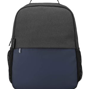 Lenovo 15.6" (39.62cm) Slim Everyday Backpack, Made in India, Compact, Water-resistant, Organized storage:Laptop sleeve,tablet pocket,front workstation,2-side pockets,Padded adjustable shoulder straps