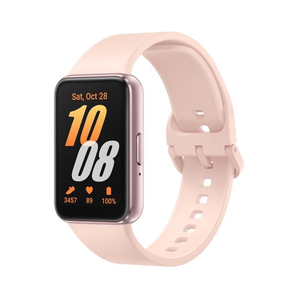 Samsung Galaxy Fit3 (Pink Gold), 40mm AMOLED Display with Aluminium Body, Comprehensive Fitness and Health Tracking, upto 13-Day Battery with Fast Charging, 5ATM & IP68 Rating