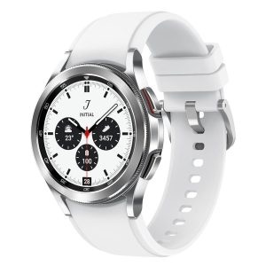 Samsung Galaxy Watch4 Classic Bluetooth(4.2 cm, Silver, Compatible with Android Only)