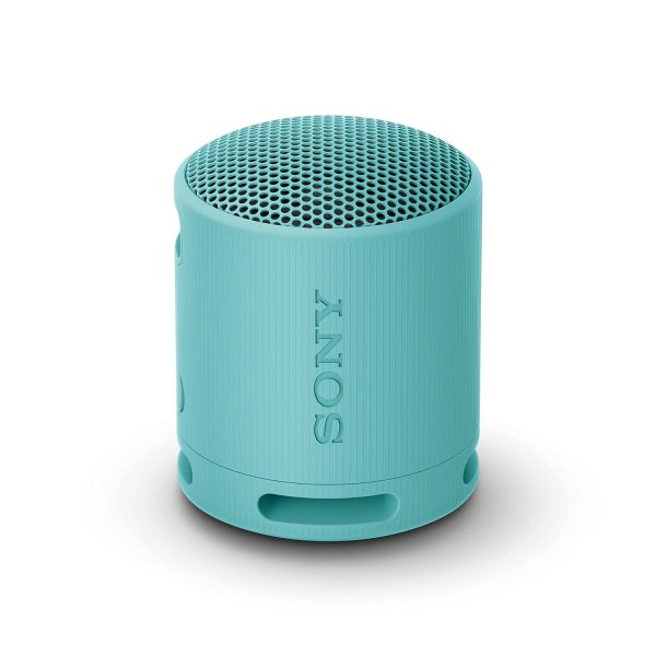 Sony [New Srs-Xb100 Wireless Bluetooth Portable Lightweight Super-Compact Travel Speaker,Extra-Durable Ip67 Waterproof & Dustproof,16 Hrs Batt,Versatile Strap,Extra Bass & Hands-Free Calling-Blue