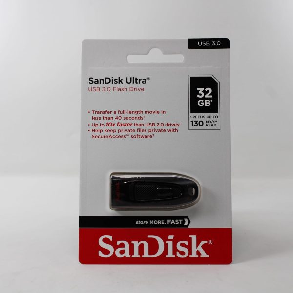 SanDisk SDCZ48-032G-UAM46 Ultra CZ48 32GB USB 3.0 Pen Drive (Black)