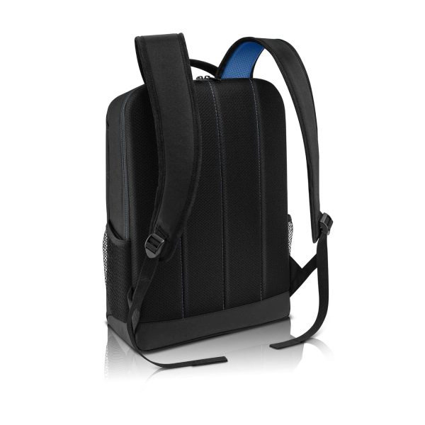 Dell (15.6 ") 20L Capacity Essential Backpack-15 (ES1520P), Water Bottle Holder, Water Resistant, Zippered Front Pocket, Reflective Elements, Foam Padded Laptop Compartment (Part Code: Y36VG / 12TK3)