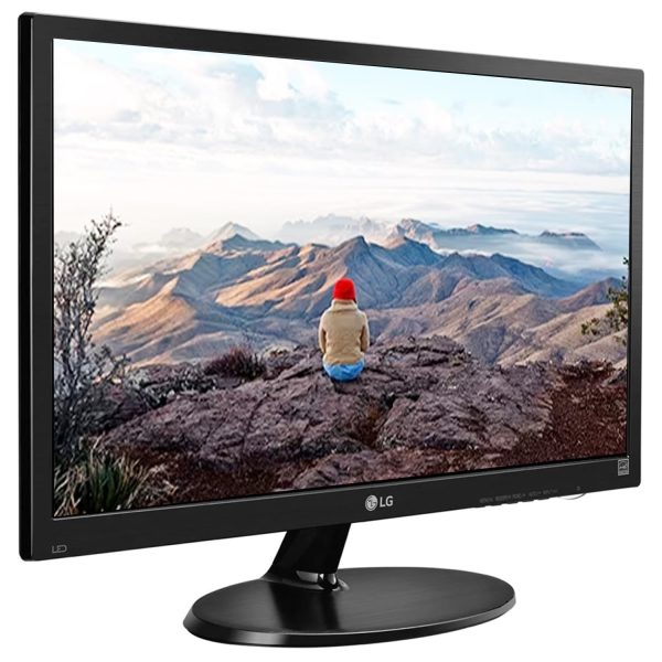 LG - 19M38HB, 19 Inch (47cm) 1366 X 768 Pixels, Led HD Ready Monitor, TN Panel with VGA, Hdmi Ports (Black)