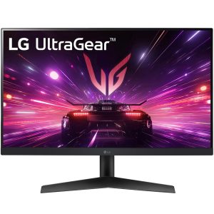 LG 27" Inches UltraGear™ FHD IPS gaming monitor, 1ms (GtG), 180Hz, HDR10,FPS Counter, NVIDIA G-SYNC Compatible, AMD FreeSync, HDMI, DP, Headphone Out, virtually borderless with Tilt, Black 27GS60F