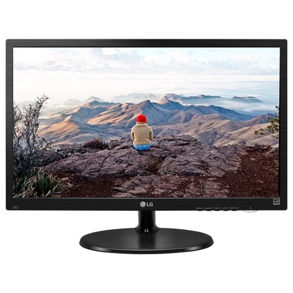 LG - 19M38HB, 19 Inch (47cm) 1366 X 768 Pixels, Led HD Ready Monitor, TN Panel with VGA, Hdmi Ports (Black)