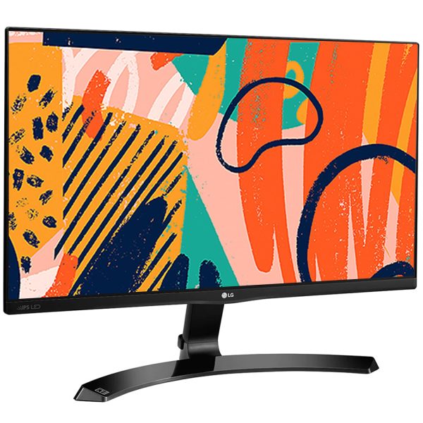 LG 22" (55CM) 22MP68VQ Full HD IPS Monitor LCD (1920 X 1080 Pixels), 3 side borderless with VGA, HDMI, DVI, Audio Out Ports - 22MP68VQ (Black)