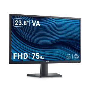 Dell-SE2422H 24-Inch/60 cm FHD Monitor@75Hz, VA Panel, 3-Yr Manufacturer Warranty, 16.7M Colours, Brightness 250 cd/m², Contrast Ratio 3000:1, HDMI & VGA, Tilt Adjust, AMD FreeSync