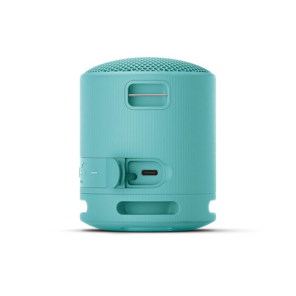 Sony [New Srs-Xb100 Wireless Bluetooth Portable Lightweight Super-Compact Travel Speaker,Extra-Durable Ip67 Waterproof & Dustproof,16 Hrs Batt,Versatile Strap,Extra Bass & Hands-Free Calling-Blue