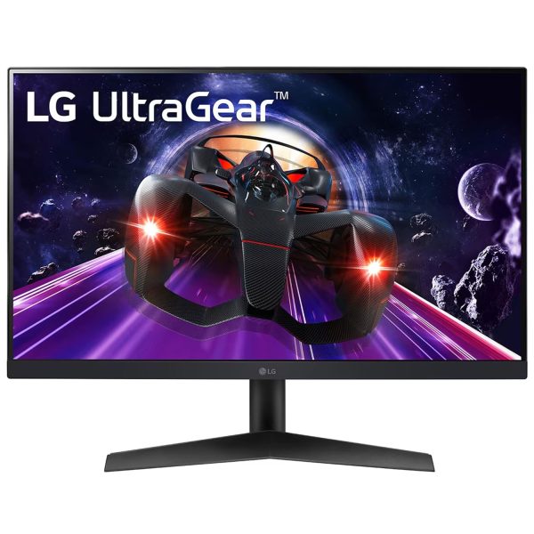 LG 24GN60R UltraGear™ Full HD IPS Panel (1920 x 1080) with 1ms (GtG) Gaming Monitor with 144Hz Refresh Rate, HDR 10, Compatible with AMD FreeSync™ Premium, Black Stabilizer, Stylish design, Black