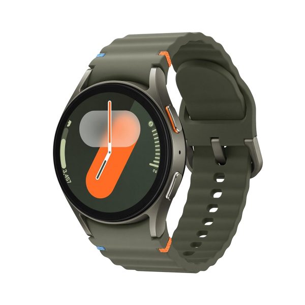 Samsung Galaxy Watch 7 (40mm, Green, BT+LTE) with 3nm Processor | Dual GPS | Sapphire Glass & Armour Aluminum | 5ATM & IP68 | HR, SpO2, BP & ECG Monitor