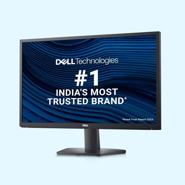 Dell-SE2422H 24-Inch/60 cm FHD Monitor@75Hz, VA Panel, 3-Yr Manufacturer Warranty, 16.7M Colours, Brightness 250 cd/m², Contrast Ratio 3000:1, HDMI & VGA, Tilt Adjust, AMD FreeSync