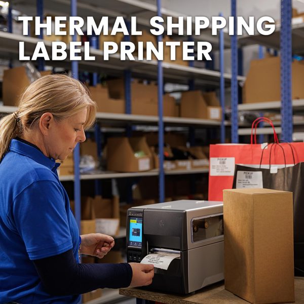 ZEBRA ZT231 Thermal Shipping Label Printer 4 inches 200 DPI Desktop Barcode Receipt Commercial with 4.3-inch Color Touch Display with Intuitive Menu for Quick Operation and Settings Management