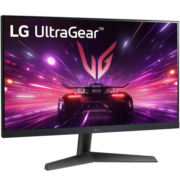 LG 24" Inches UltraGear™ FHD IPS gaming monitor, 1ms (GtG), 180Hz, HDR10,FPS Counter, NVIDIA G-SYNC Compatible, AMD FreeSync, HDMI, DP, Headphone Out, virtually borderless with Tilt, Black 24GS60F