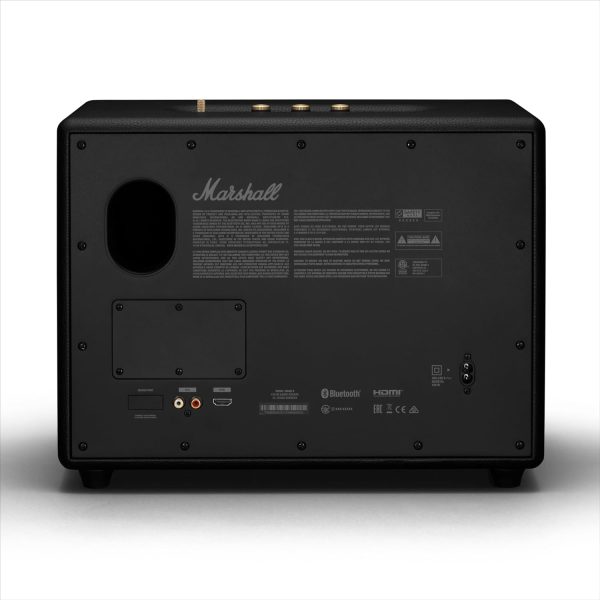 Marshall Woburn III Wired Connectivity Home Speaker with HDMI input, Bluetooth 5.2 & RCA or 3.5mm input - Black