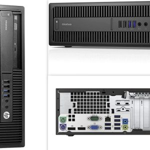 HP Elite-Desk 800 G2 SFF Desktop(Core i5-6th Gen/32 GB RAM/ 256 GB SSD/Windows 10 Pro, MS Office/USB, Ethernet, Intel Graphics, PAN India Warranty), Business Black