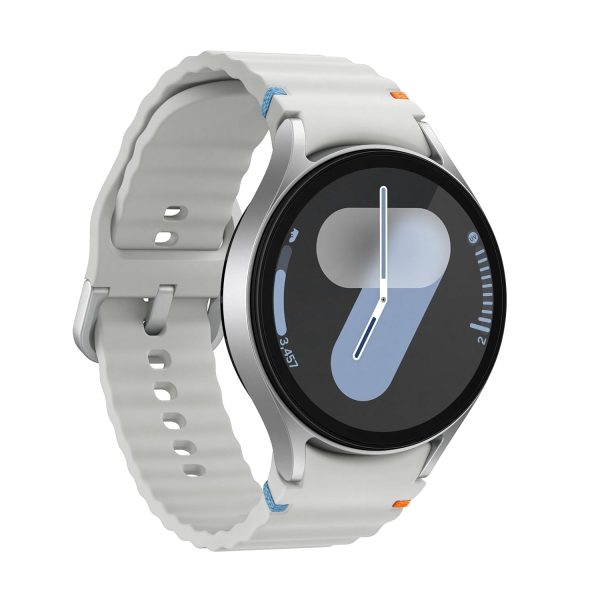 Samsung Galaxy Watch 7 (44mm, Silver, BT+LTE) with 3nm Processor | Dual GPS | Sapphire Glass & Armour Aluminum | 5ATM & IP68 | HR, SpO2, BP & ECG Monitor