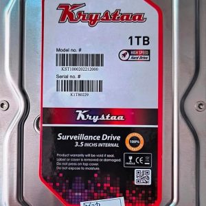 KRYSTAA 1TB SURVELLIANCE SATA HARD DRIVE 3.5" INTERNAL