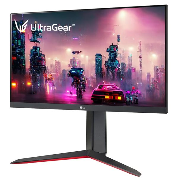 LG Ultragear IPS Gaming Monitor 60 cm (24 Inches), FHD 1920 x 1080, 1ms, 144Hz, AMD FreeSync Compatible, HDR 10, sRGB 99% (Typ.), DP, HDMI, Height, Tilt & Pivot Adjust Stand, 24GN65R (Black)