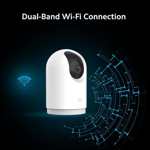 Xiaomi Mi 360 Home Security Wireless Camera 2K Pro with Bluetooth Gateway BLE 4.2 l Dual Band Wi-fi Connection l 3 Million HD 1296p| Full Color in Low-Light | AI Human Detection, White (Pack of 2)