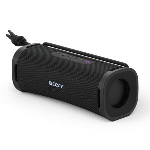 SONY New Launch ULT Field 1 Wireless Ultra Portable Bluetooth Compact Speaker with ULT Button for Massive Bass, 12hrs Battery Life IP67 Waterproof, Dustproof, Hands-Free Calling(with Mic) - Black