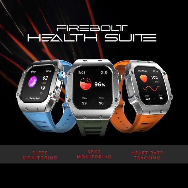 Fire-Boltt Asphalt Newly Launched Racing Edition Smart Watch 1.91” Full Touch Screen, Bluetooth Calling, Health Suite, 123 Sports Modes, 400 mAh Battery (Emerald Green)