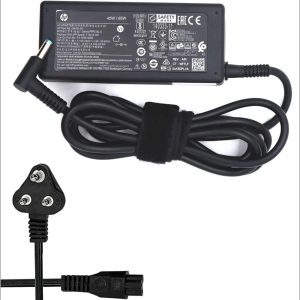 HP 45W 19.5V 2.31A / 3.33A for HP Laptop Charger Blue Tip,HP Pavilion x360 11 13 15, Zbook 14u G4 G5 15u 15 G3, Notebook 15,HP Stream 13 11 14 AC Adapter (with 3 Pin Power Cord)