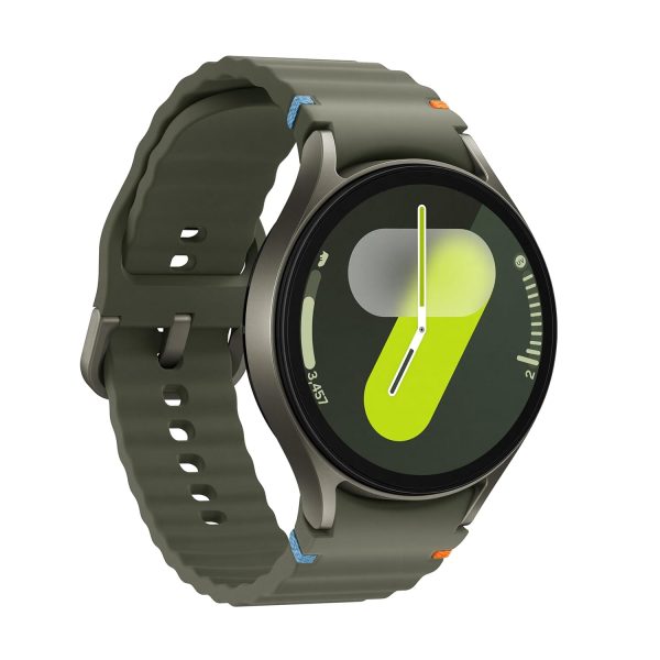 Samsung Galaxy Watch 7 (44mm, Green, BT+LTE) with 3nm Processor | Dual GPS | Sapphire Glass & Armour Aluminum | 5ATM & IP68 | HR, SpO2, BP & ECG Monitor