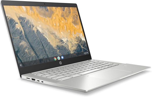 HP Chromebook C640 10th Gen Intel Core i5 FHD Thin & Light Touchscreen Laptop (8 GB DDR4 RAM/64 GB eMMC SSD + 128 GB MicroSD Card/14" (35.6 cm) FHD/Chrome OS/WiFi/BT/Webcam/Intel Graphics)