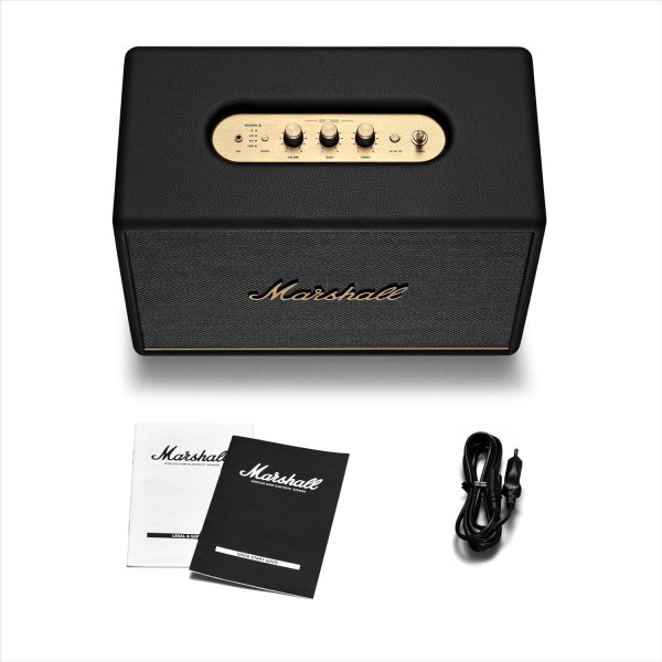 Marshall Woburn III Wired Connectivity Home Speaker with HDMI input, Bluetooth 5.2 & RCA or 3.5mm input - Black