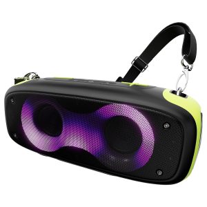 ZEBRONICS Sound Feast 700 80W output, Portable wireless speaker with Bluetooth 5.1, TWS, 13h backup, USB, mSD, AUX, Detachable Carry Strap & RGB lights