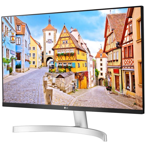 LG Electronics 27Ml600 Full Hd 27 Inch(69 Cm) LCD 1920 X 1080 Pixels IPS Monitor 3 Side Borderless Design with Inbuilt Speaker,Dual Hdmi&Vga Port-Reader Mode&Flicker Free Screen(Work&Education,White)