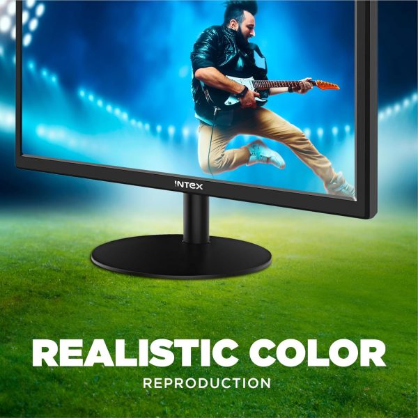 Intex 48.26 cm (19 inch) HD LED Backlit IPS Panel Monitor (IT-1902) with 5ms Response Time, 60 Hz Refresh Rate, Anti-Glare Screen, High Brightness, Realistic Colors for Enhanced Viewing Experience