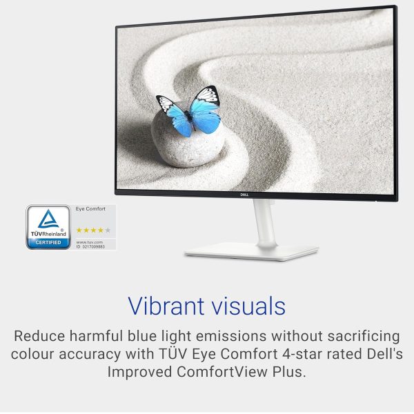 Dell-S2425H-Grey 60.47cm (23.8") FHD Monitor 1920x1080 at 100Hz, Built-In 5w Dual Speaker, Response Time: 4ms (Extreme), 99% sRGB (typical), Ficker Free, Brightness: 250 cd/m2 (typical), Ports: 2xHDMI