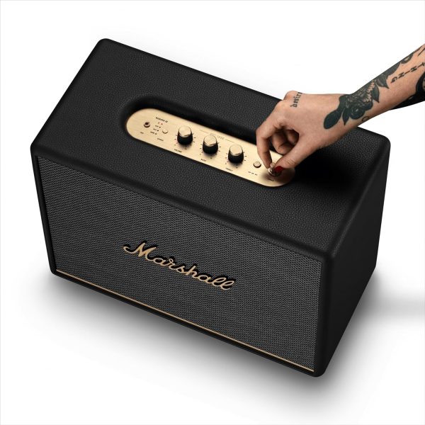 Marshall Woburn III Wired Connectivity Home Speaker with HDMI input, Bluetooth 5.2 & RCA or 3.5mm input - Black