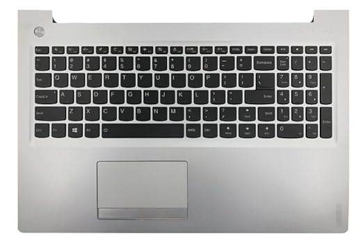 Laptop Touchpad for Lenovo Ideapad 310 310-15isk Palmrest Touchpad with Keyboard (Silver Color)