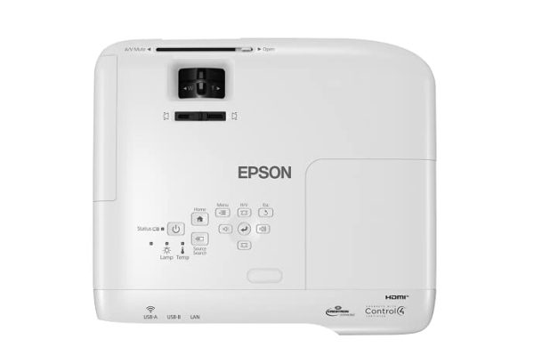 Epson Eb-972 Xga 3Lcd Projector/ 3-Chip Technology/Color &White Brightness: 4100 Lumens1/ Split Screen/Auto Vertical Keystone/Low-Cost Lamps Up to 17,000 Hours in Eco Mode2 - Wi-Fi