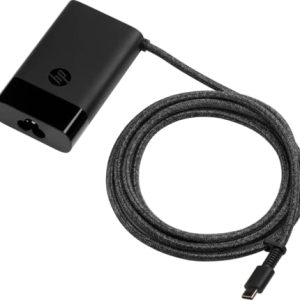 Hp USB-C 65W Laptop Charger, 65W, Type-C USB, Ac Adapter (671R2Aa) - Black