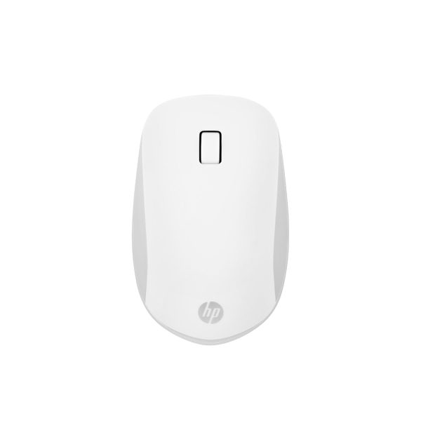 HP 410 Slim White Bluetooth Mouse/Bluetooth 5 connection/12 Month Battery life/1000-2000 dpi Multi-Surface Sensor/Compact and Ambidextrous Design