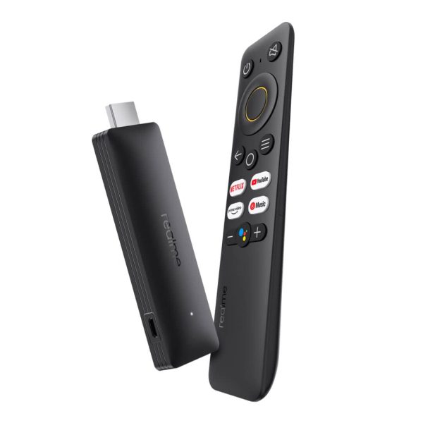 realme Smart TV Stick | Support 4K | Support Bluetooth & HDMI | Based on Android 11 | HDR 10+ for Better Video | Built-in Chromecast & Google TV |Bluetooth Remote with Voice Recognition | Black Color