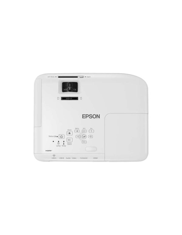 Epson EB-W06 WXGA Projector Brightness: 3700lm with HDMI Port(Optional Wi-Fi) (V11H973040)