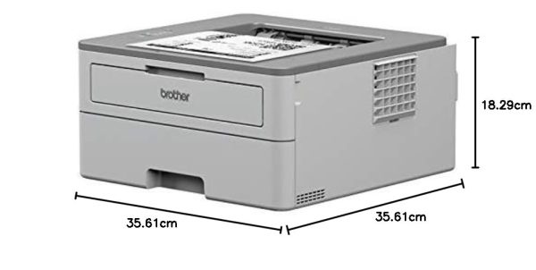 Brother HL-B2000D Automatic Duplex Laser Printer with 34 Pages Per Minute Print Speed, 32 MB Memory, Large 250 Sheet Paper Tray, USB Connectivity