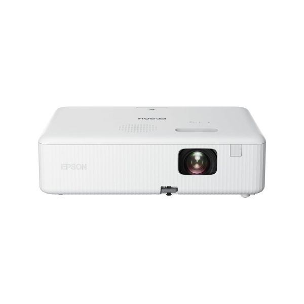 Epson CO-W01 WXGA Video Projector, HD Ready 16:10, 3LCD Technology, 3000 Lumens, USB/HDMI Connection, Horizontal Vertical Keystone Correction, Built-in Speaker, Projection up to 378"