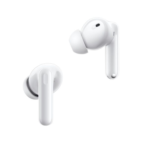 realme Buds T300 Truly Wireless in-Ear Earbuds with 30dB ANC, 360° Spatial Audio Effect, 12.4mm Dynamic Bass Boost Driver with Dolby Atmos Support, Upto 40Hrs Battery and Fast Charging (Youth White)