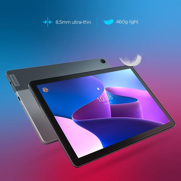 Lenovo Tab M10 Fhd 3Rd Gen|10.1 Inch (25.65 Cm) Wuxga IPS Display|100% Srgb|4 Gb Ram,64 Gb ROM|Octa-Core Processor|Wi-Fi|5100Mah Battery|Dual Speakers|Tüv Rheinland Low Blue Light Certified