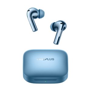 OnePlus Buds 3 TWS in Ear Earbuds with Upto 49dB Smart Adaptive Noise Cancellation,Hi-Res Sound Quality,Sliding Volume Control,10mins for 7Hours Fast Charging with Upto 44Hrs Playback (Splendid Blue)